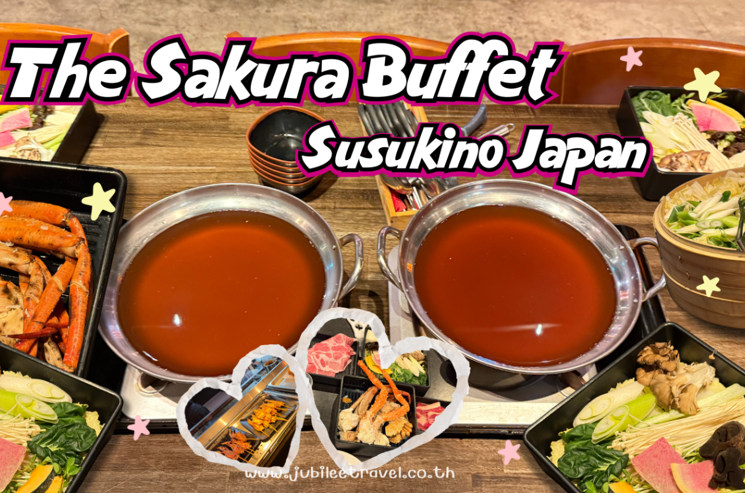 The Sakura Buffet Sapporo : กินจุใจกับปูยักษ์ 3 ชนิดแบบไม่อั้น : Premium Live Kitchen The Sakura Buf