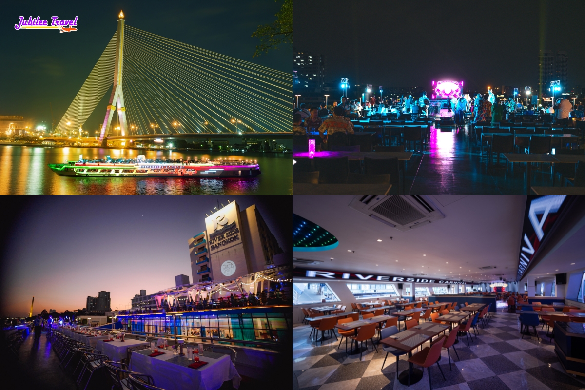 ล่องเรือดินเนอร์ Riverside Carnival Cruise ที่สุดของโชว์บนน่านน้ำเจ้าพระยา