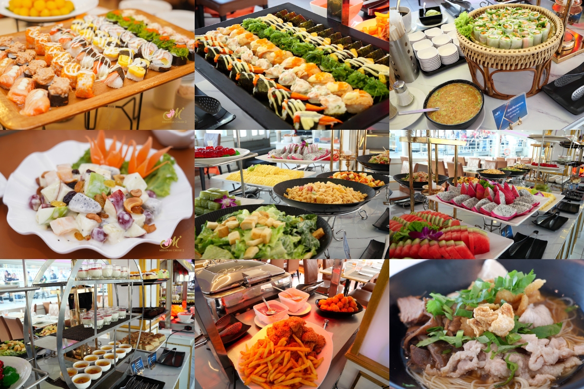 ล่องเรือ Meridian Cruise2 (รอบ SUNSET) ชมพระอาทิตย์ลับขอบฟ้ากลางแม่น้ำเจ้าพระยา
