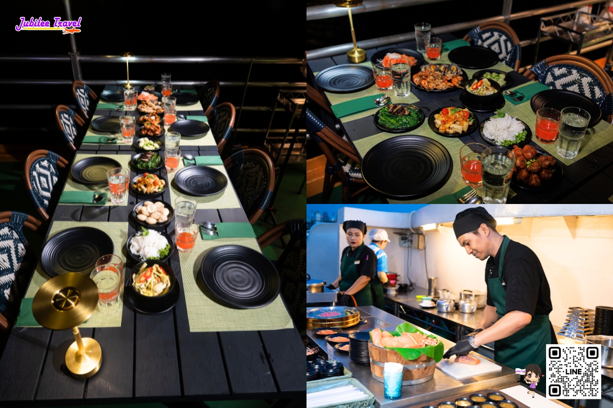 ล่องเรือดินเนอร์ Riverside Faraya Cruise เรือฮาลาลบนน่านน้ำเจ้าพระยา