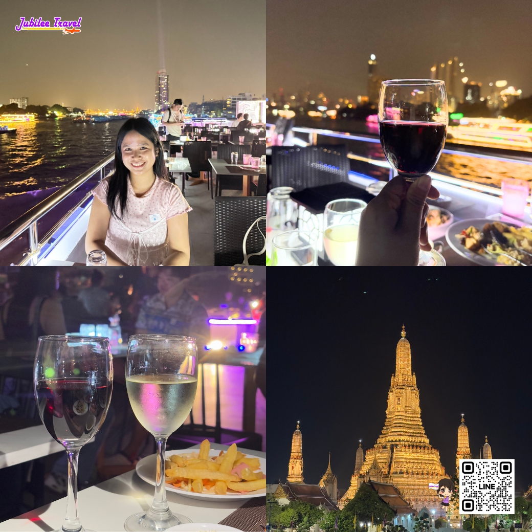 ล่องเรือดินเนอร์  The Luxury White Cruise พิเศษ โปรโมชั่นมา 4 จ่าย 3!