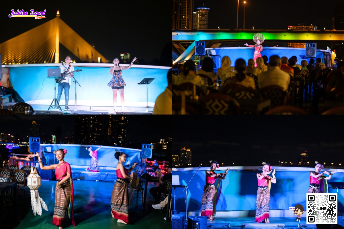 ล่องเรือดินเนอร์ Riverside Faraya Cruise เรือฮาลาลบนน่านน้ำเจ้าพระยา