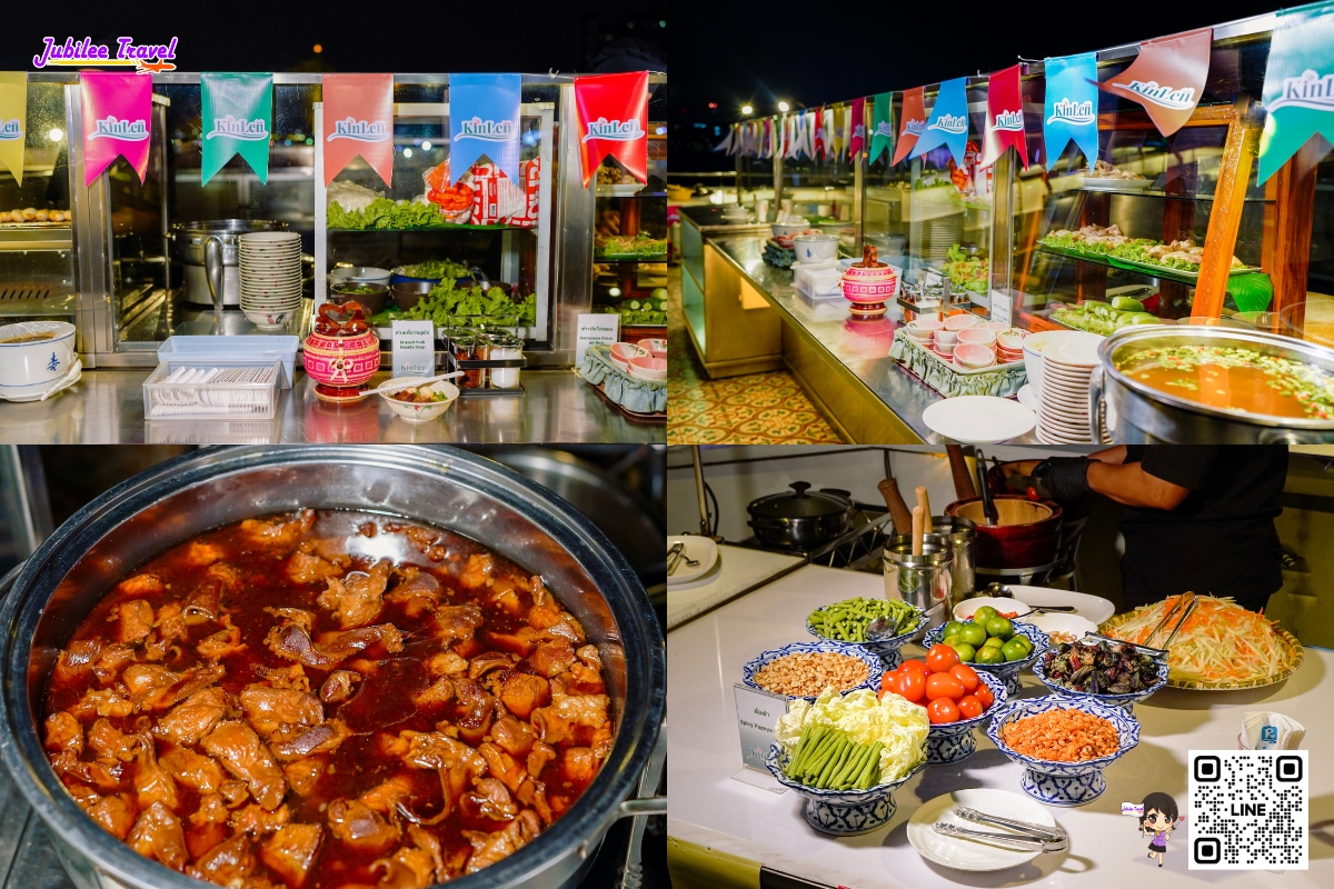 สัมผัสประสบการณ์ ล่องเรือ Riverside Kinlen Cruise ชิม Street Food ชม Show 90's