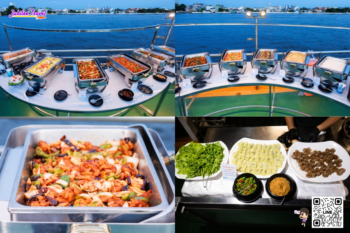 ล่องเรือดินเนอร์ Riverside Faraya Cruise เรือฮาลาลบนน่านน้ำเจ้าพระยา