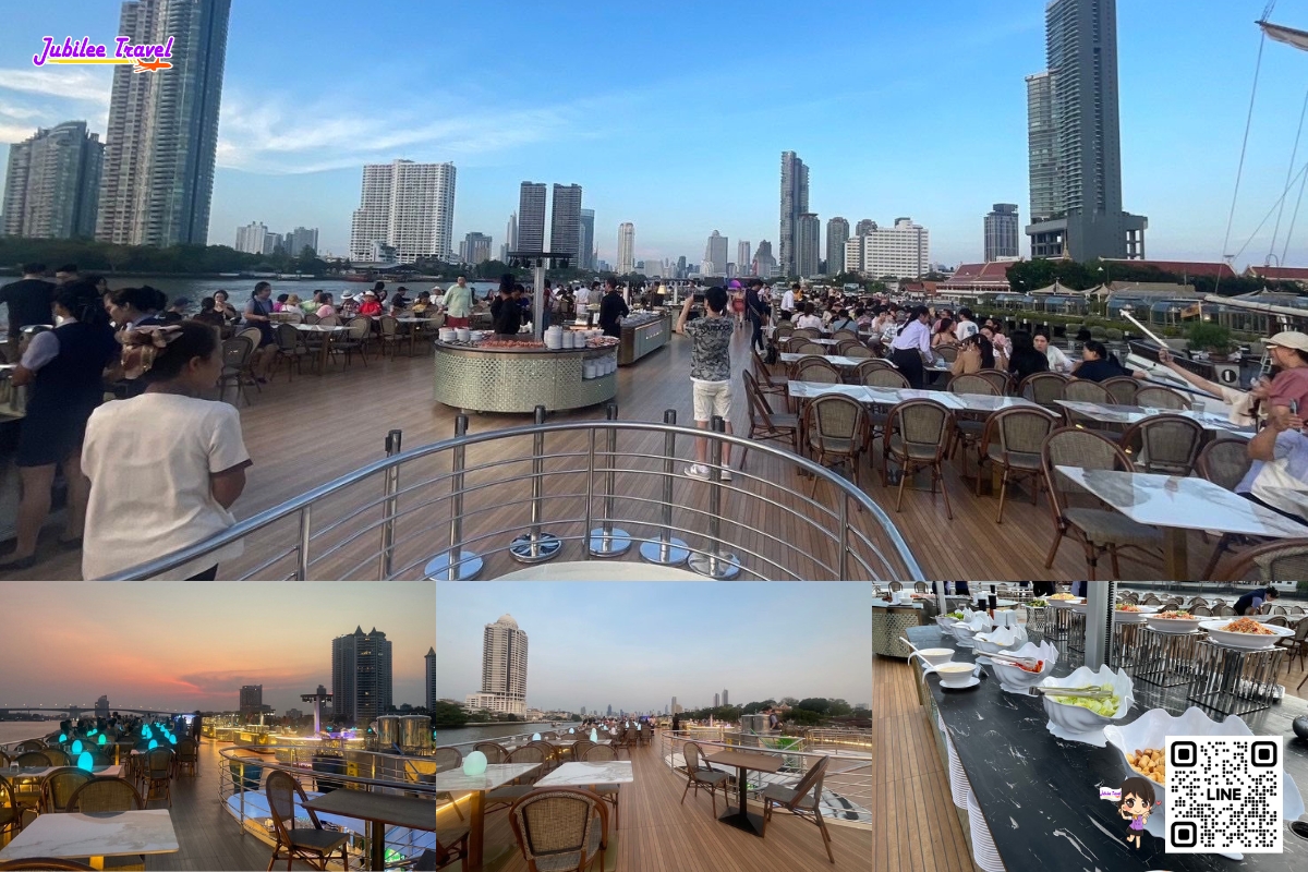 ล่องเรือดินเนอร์  The Planet Cruise (รอบ SUNSET) สุดโรแมนติก ชมพระอาทิตย์ตกดิน