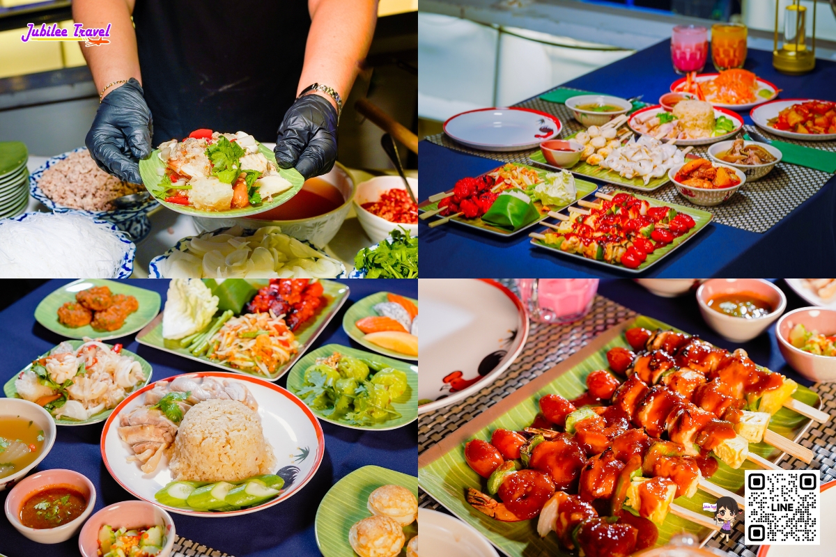 สัมผัสประสบการณ์ ล่องเรือ Riverside Kinlen Cruise ชิม Street Food ชม Show 90's